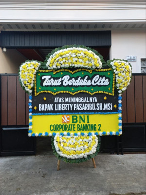 Papan Bunga Duka di Wonoayu