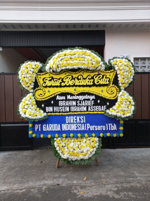 Papan Bunga Duka di Wonoayu