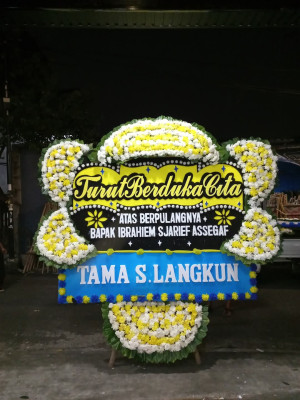 Papan Bunga Duka di Wonoayu