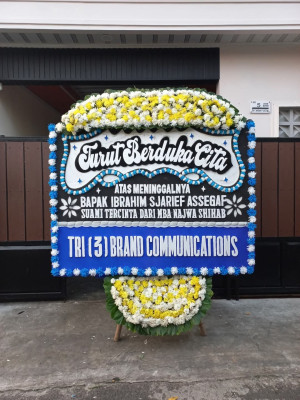 Papan Bunga Duka di Wonoayu